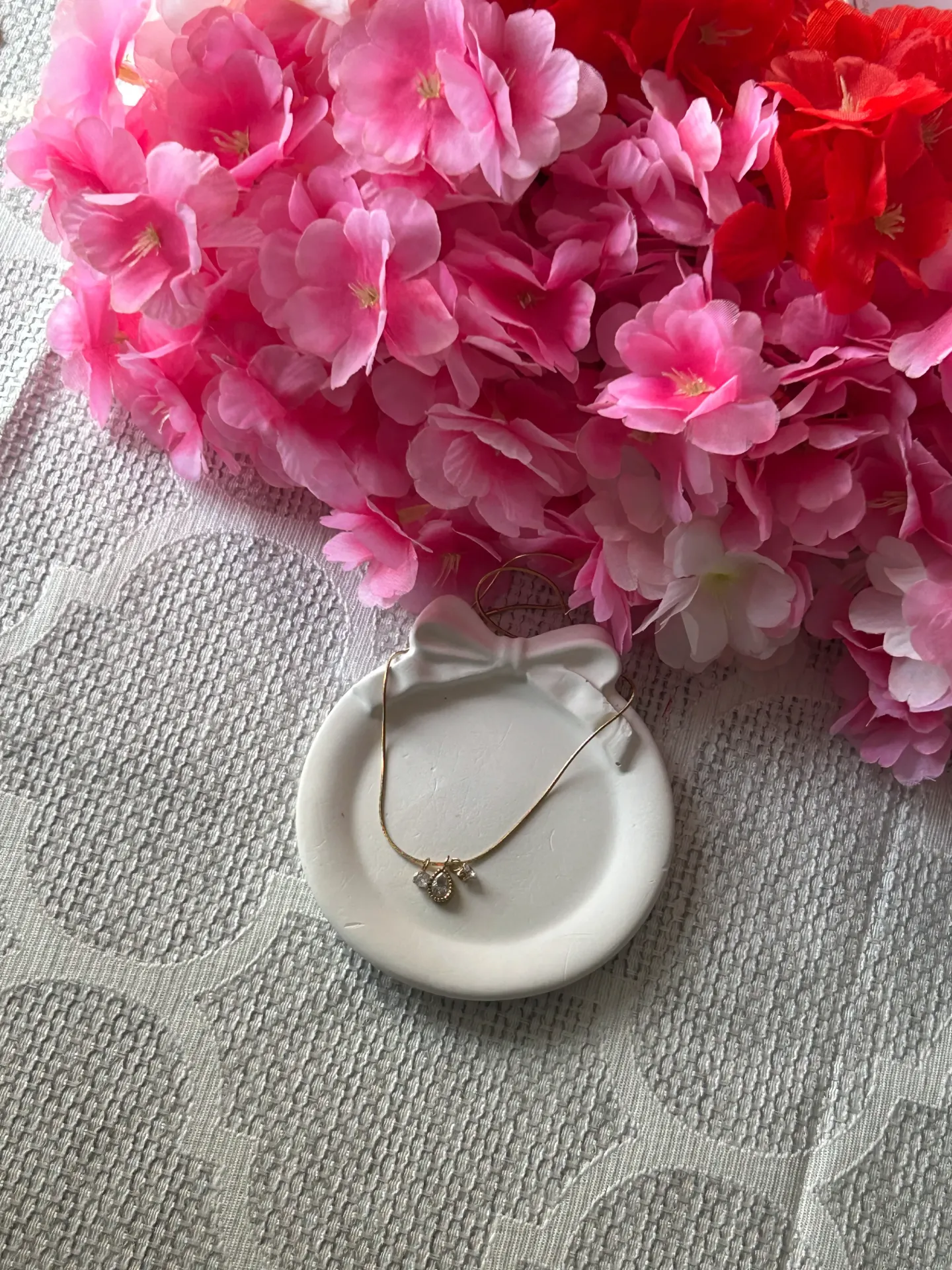 [CH-018] Dewdrop Crystal Chain