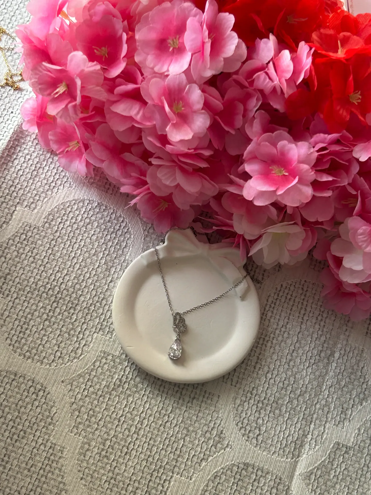 [CH-042] Silver Icy Dewdrop Chain